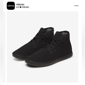 Allbirds Women’s Tree Topper - Natural Black Sneakers 8